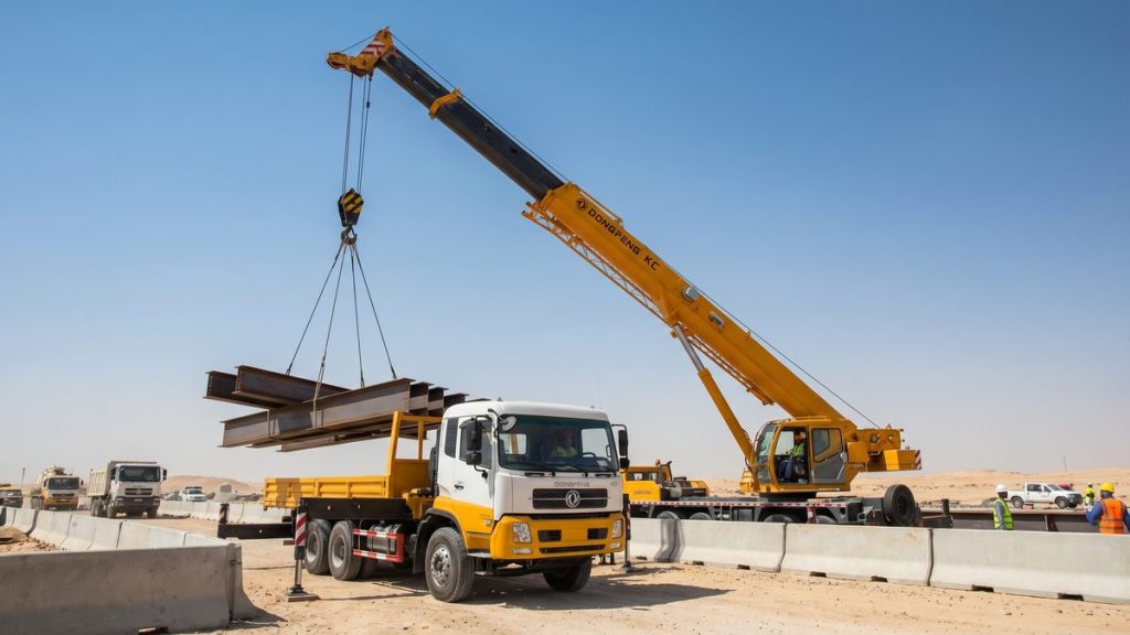 Dongfeng KC Crane truck Saudi Arabia - AlQashami