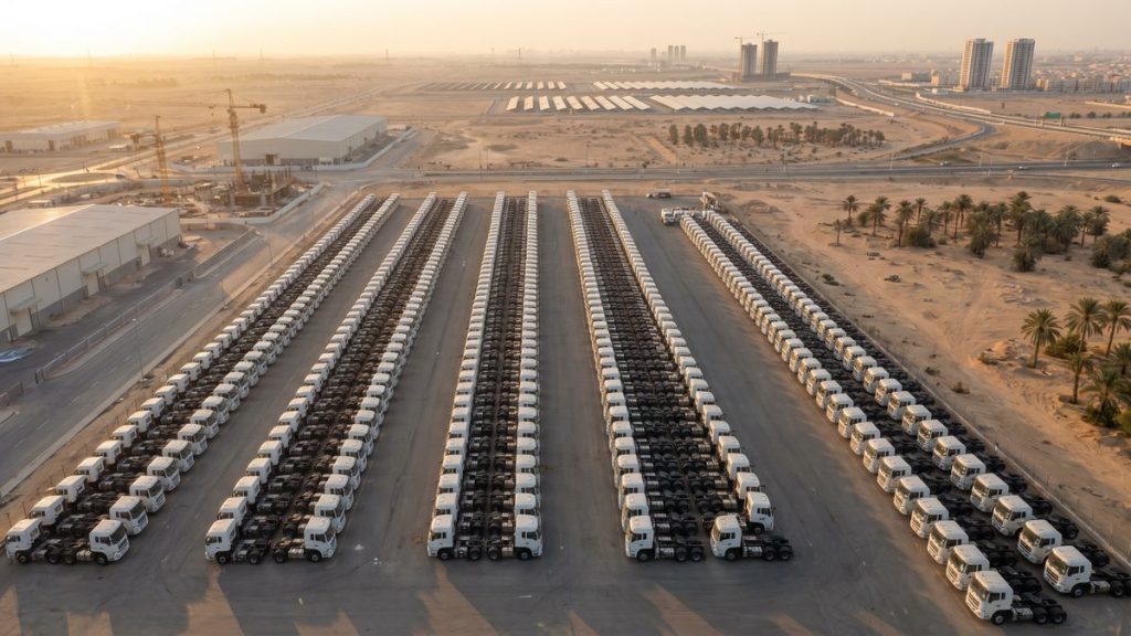 investing Dongfeng truck fleet Saudi Arabia - AlQashami